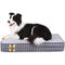 Show in main carousel: LaiFug Orthopedic Flat Dog Bed with Removable Cover, Grey Blue Plaid, Medium slide 1 of 9