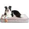 Show in main carousel: LaiFug Orthopedic Flat Dog Bed with Removable Cover, Khaki Plaid, Medium slide 1 of 8