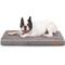 Show in main carousel: LaiFug Orthopedic Flat Dog Bed with Removable Cover, Slate Grey, Small slide 1 of 8