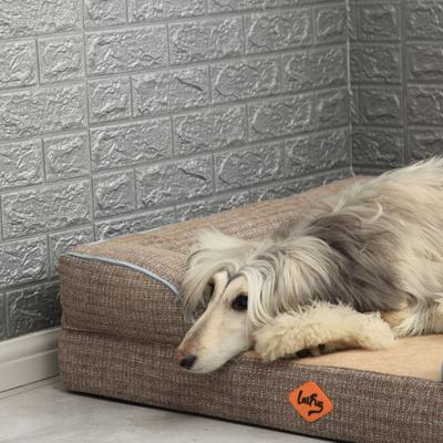 Show full view: LaiFug Orthopedic Premium Memory Foam Dog Bed Sofa, Chocolate, Large slide 6 of 7