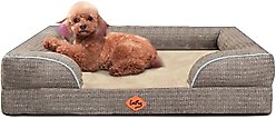 LaiFug Orthopedic Premium Memory Foam Dog Bed Sofa, Chocolate, Small