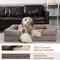 Show in main carousel: LaiFug Orthopedic Premium Memory Foam Dog Bed Sofa, Chocolate, Small slide 4 of 8