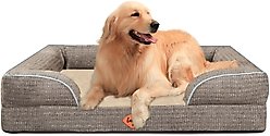 LaiFug Orthopedic Premium Memory Foam Dog Bed Sofa, Chocolate, X-Large