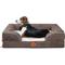 Show in main carousel: LaiFug Orthopedic Premium Memory Foam Dog Bed Sofa, Grey, Medium slide 1 of 7