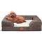 Show in main carousel: LaiFug Orthopedic Premium Memory Foam Dog Bed Sofa, Grey, Small slide 1 of 7