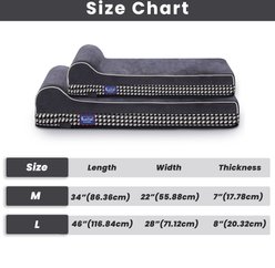 LaiFug Single Pillow Dog Bed, Black & White, Medium slide 2 of 6