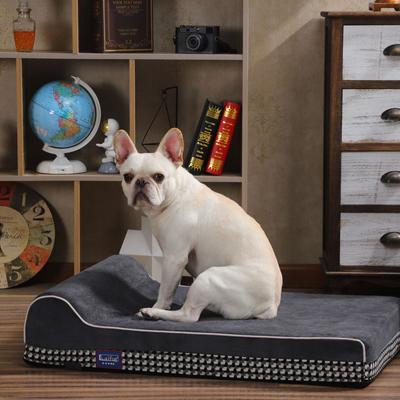 Show full view: LaiFug Single Pillow Dog Bed, Black & White, Medium slide 7 of 7