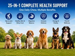 Leap Pharma Daily Beef Flavor Multivitamin Chew Supplement for Dogs, 90 count slide 2 of 9