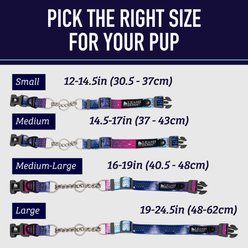Leash Boss Chain Martingale Dog Collar, Purple/Pink, Large slide 2 of 9