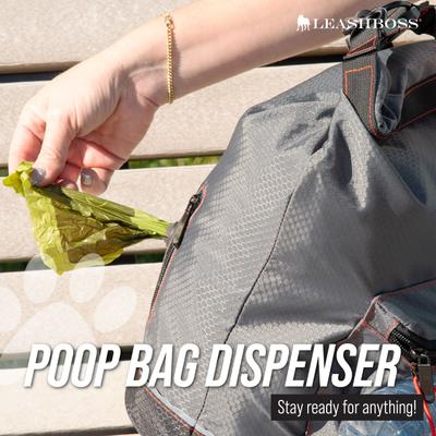 Show full view: Leash Boss Dog Food Travel Bag, Grey slide 5 of 11