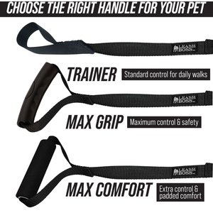 Leash Boss Handle X-Long Dog Leash, Orange, 30-ft