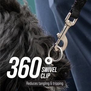 Leash Boss Handle X-Long Dog Leash, Orange, 30-ft