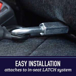 Leash Boss Heavy Duty No-Chew Dog Car Restraint Seatbelt, 26-in