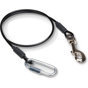 Leash Boss Heavy Duty No-Chew Dog Car Restraint Seatbelt, 31-in