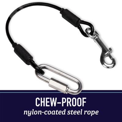 Show full view: Leash Boss Heavy Duty No-Chew Dog Car Restraint Seatbelt, 31-in slide 7 of 11