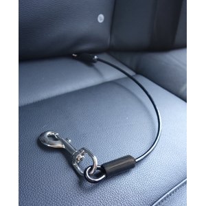 Leash Boss Heavy Duty No-Chew Dog Car Restraint Seatbelt, 36-in