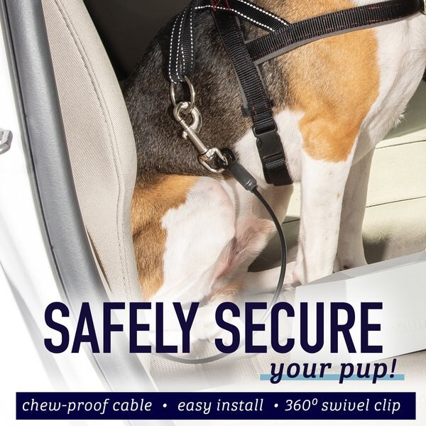 Leash Boss Heavy Duty No-Chew Dog Car Restraint Seatbelt