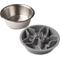 Show in main carousel: Leash Boss Non-skid Slow Feeder & Stainless Steel Bowl Bundle, 2-cup slide 1 of 7