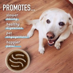 Leash Boss Non-skid Slow Feeder & Stainless Steel Bowl Bundle, 2-cup slide 2 of 5