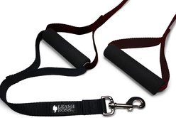 Leash Boss Original Heavy Duty Two Handle No Pull Double Dog Leash, Black, 5-ft slide 2 of 6