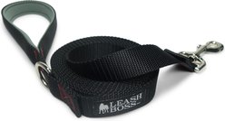 Leash Boss Padded Handle Long Dog Leash, 10-ft, Black