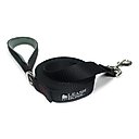 Leash Boss Padded Handle Long Dog Leash, 10-ft, Black