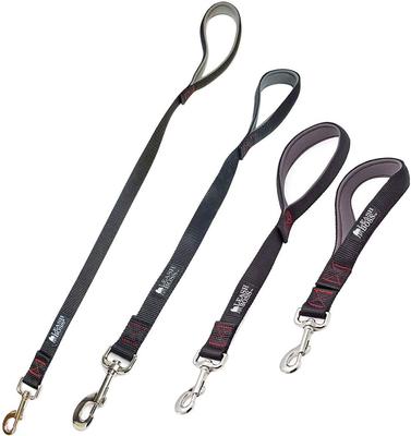Show full view: Leash Boss Padded Handle Short Dog Leash, Black, 30-in slide 3 of 10