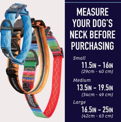 Leash Boss Patterned Dog Collar, Orange, Small slide 2 of 8