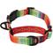 Show in main carousel: Leash Boss Patterned Fabric Martingale Dog Collar, Orange, Medium slide 1 of 10