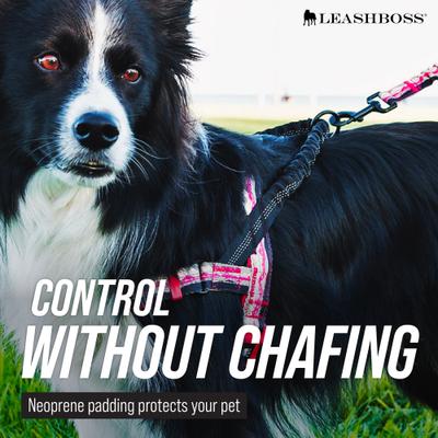 Show full view: Leash Boss Patterned No Pull Dog Harness, Blue, X-Large slide 9 of 11