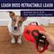 Show in main carousel: Leash Boss Plastic Retractable Dog Leash, One Size: 16-ft long, 1/2-inch wide, Black slide 2 of 10