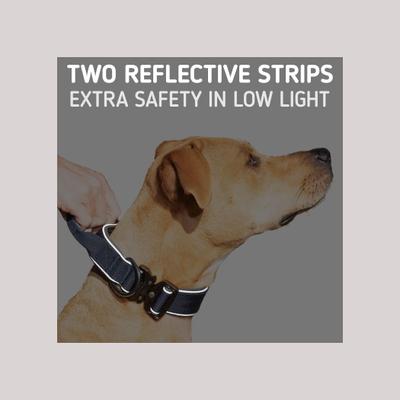 Show full view: Leash Boss Solid Tactical Dog Collar, Black, X-Large slide 4 of 9