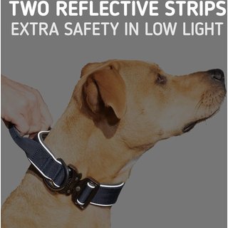 Leash Boss Solid Tactical Dog Collar, Tan, Large slide 4 of 7