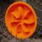 Show in main carousel: Leash Boss Spiral Non-skid Slow Feeder Dog Bowl, 2-cup, Orange slide 7 of 9