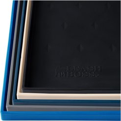 Leash Boss Splash Tall Lip Dog Food Mat, Black, XX-Large