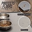 Show in main carousel: Leash Boss Splash Tall Lip Dog Food Mat, Navy, Medium/Large slide 4 of 10