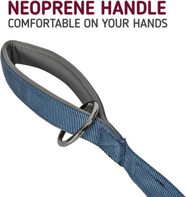 Show full view: Leash Boss Tactical Two Handle Dog Leash, Navy, 3-ft slide 3 of 7