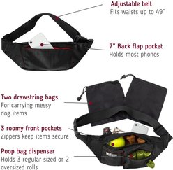 Leash Boss Training Waist Belt, Black slide 2 of 6