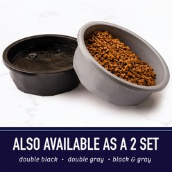 Leash Boss X-Large Dog Bowl, 14-cup, Black, 1 count slide 2 of 9