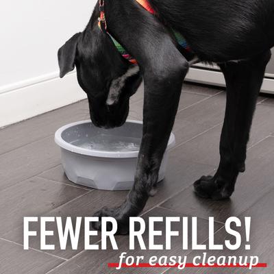 Show full view: Leash Boss X-Large Dog Bowl, 14-cup, Black, 1 count slide 6 of 10