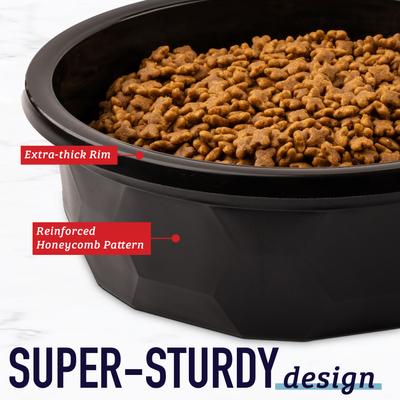 Show full view: Leash Boss X-Large Dog Bowl, 14-cup, Black, 1 count slide 7 of 10