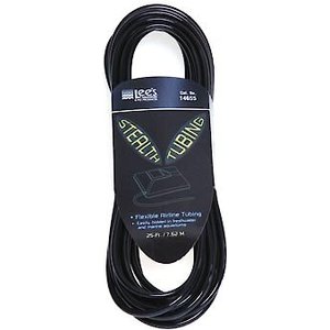 Lee's Aquarium & Pets Airline Tubing Aquarium Accessory, Black, 25-ft long