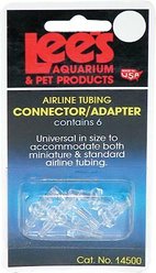 Lee's Aquarium & Pets Airline Tubing Connectors & Adapters, 6 count