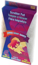 Lee's Aquarium & Pets Fine Scrubber Pad for Acrylic Aquariums, Jumbo
