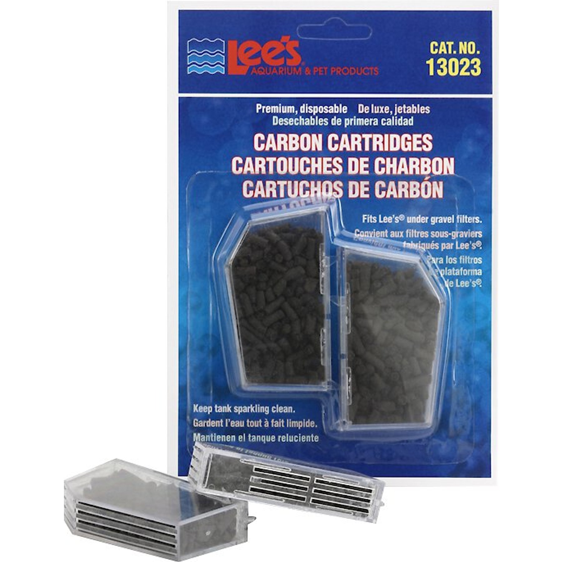 Lee's Aquarium & Pets Premium Disposable Carbon Cartridges, 2 count
