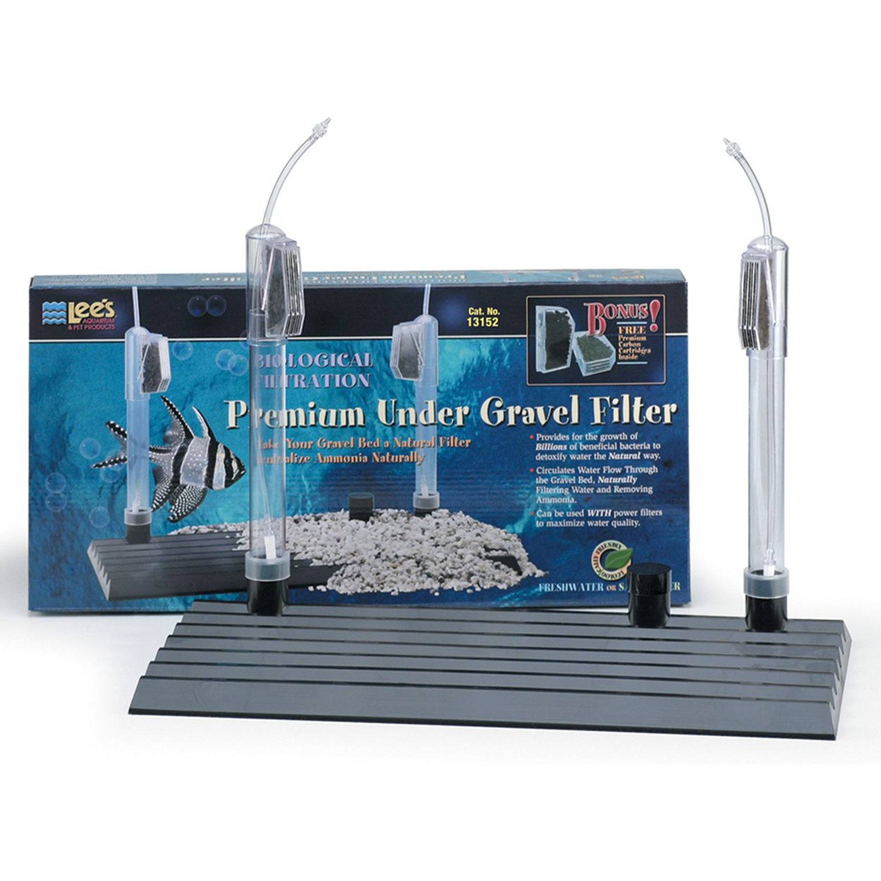 Lee's Aquarium & Pets Premium Under Gravel Aquarium Filter, 10-gal