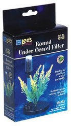 Lee's Aquarium & Pets Round Under Gravel Aquarium Bowl Filter, Small