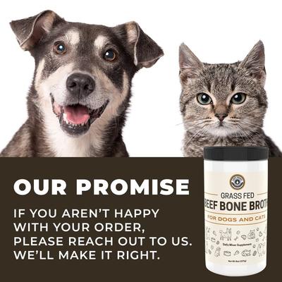 Show full view: Left Coast Performance Beef Bone Broth Powder Supplement for Dogs & Cats, 8-oz jar slide 6 of 9