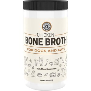Left Coast Performance Chicken Bone Broth Powder Supplement for Dogs & Cats, 8-oz jar