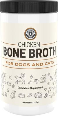 Show full view: Left Coast Performance Chicken Bone Broth Powder Supplement for Dogs & Cats, 8-oz jar slide 1 of 10